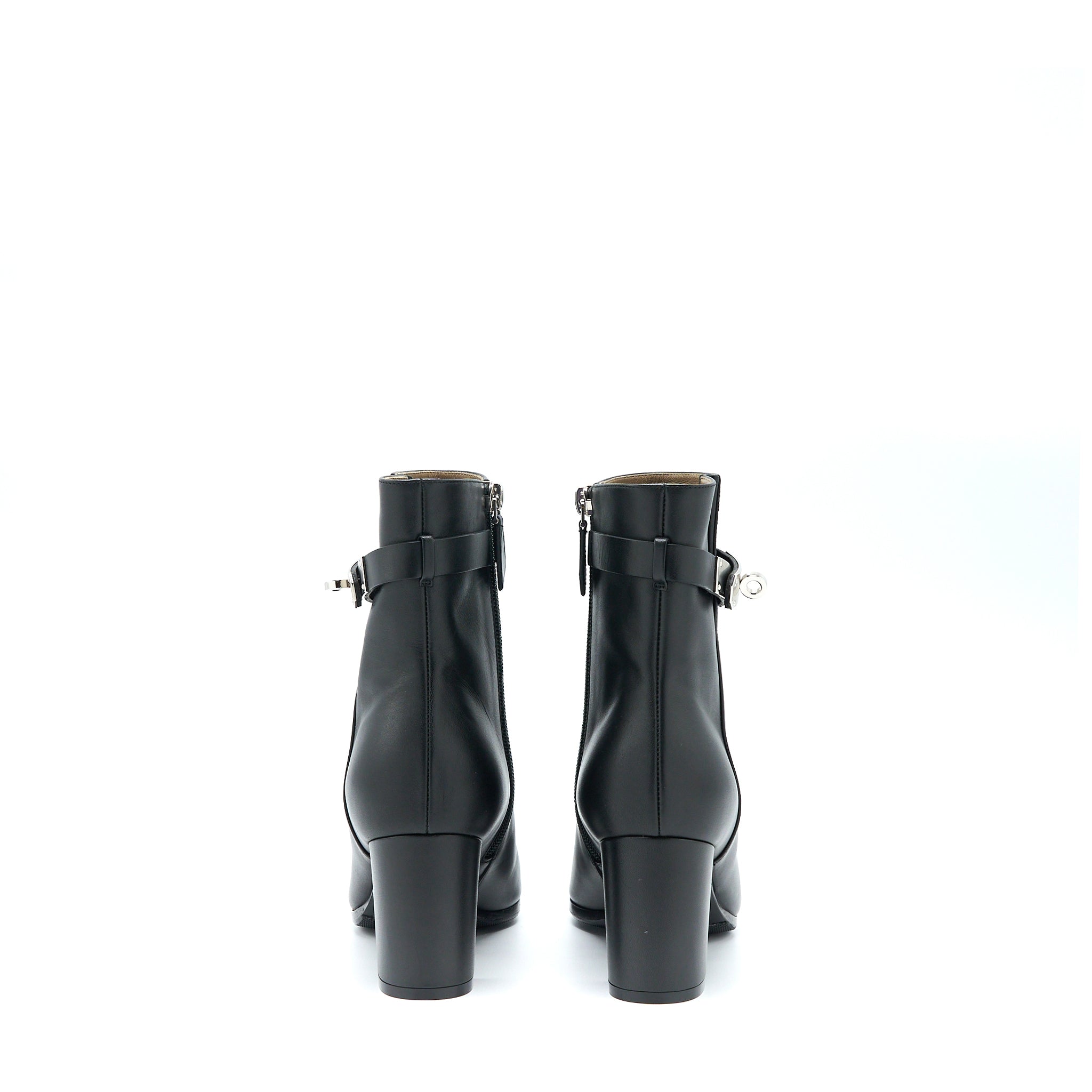 HERMES SAINT GERMAIN BOOTS CALFSKIN BLACK SHW