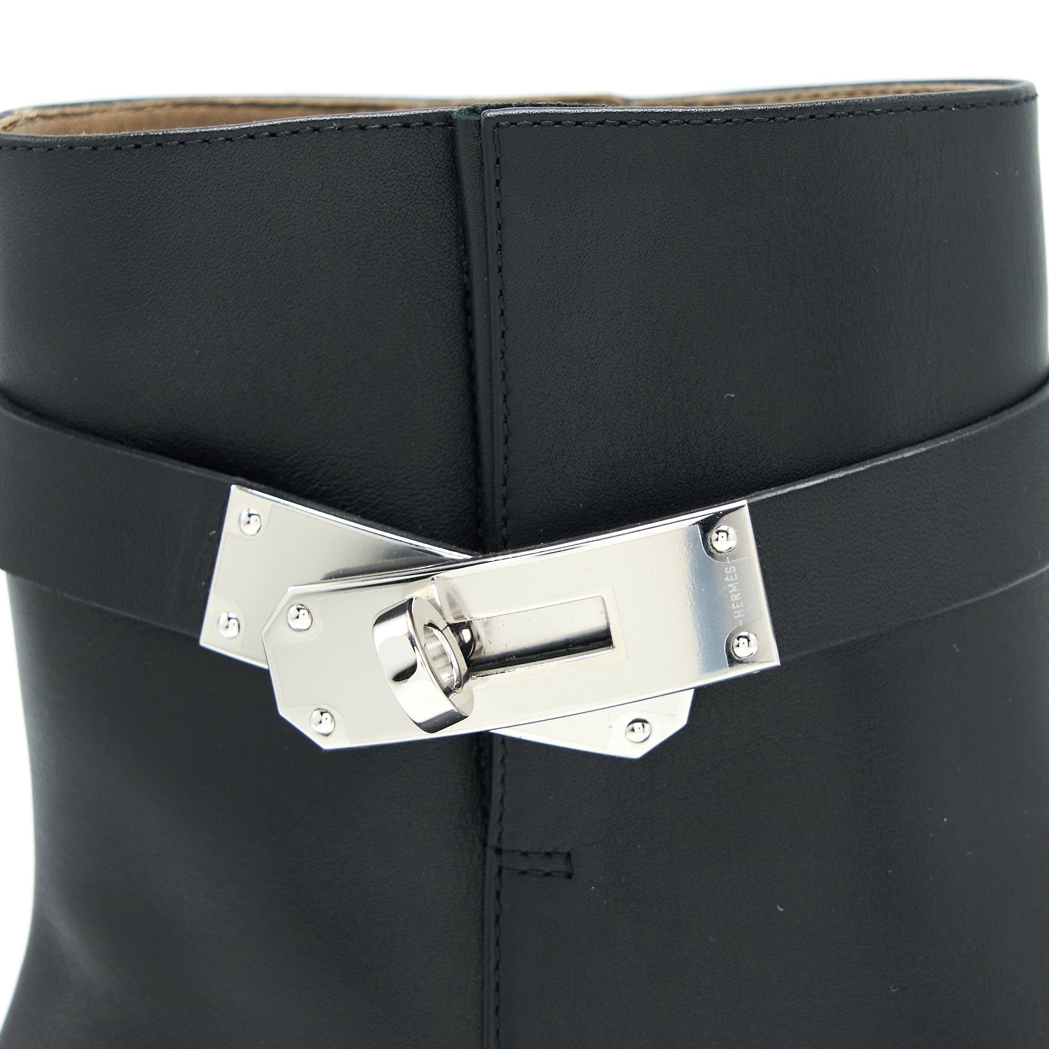 HERMES SAINT GERMAIN BOOTS CALFSKIN BLACK SHW