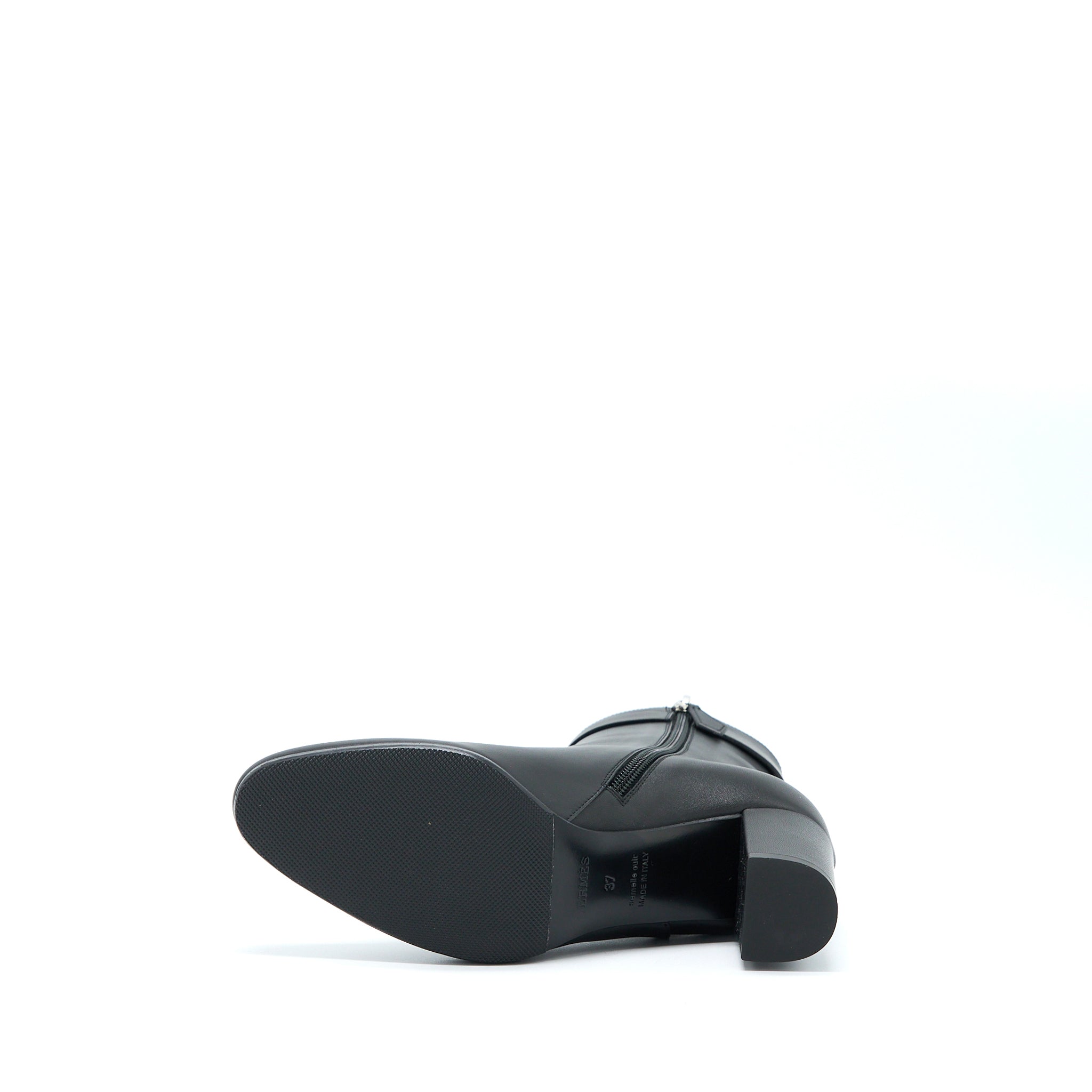 HERMES SAINT GERMAIN BOOTS CALFSKIN BLACK SHW