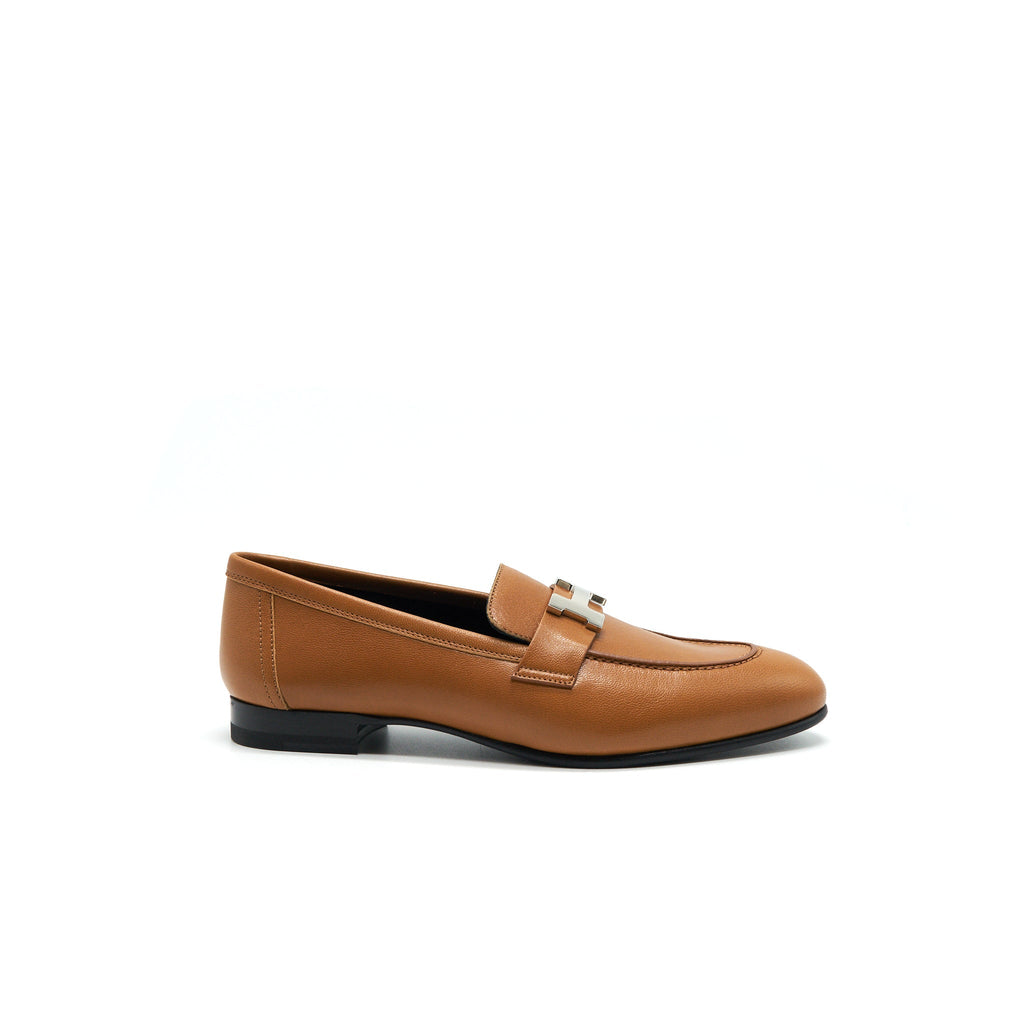 HERMES PARIS LOAFER GOLD WITH SHW