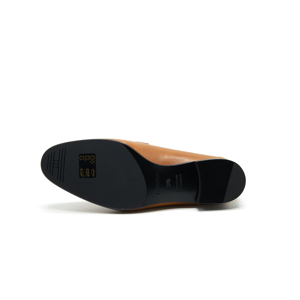 HERMES PARIS LOAFER GOLD WITH SHW