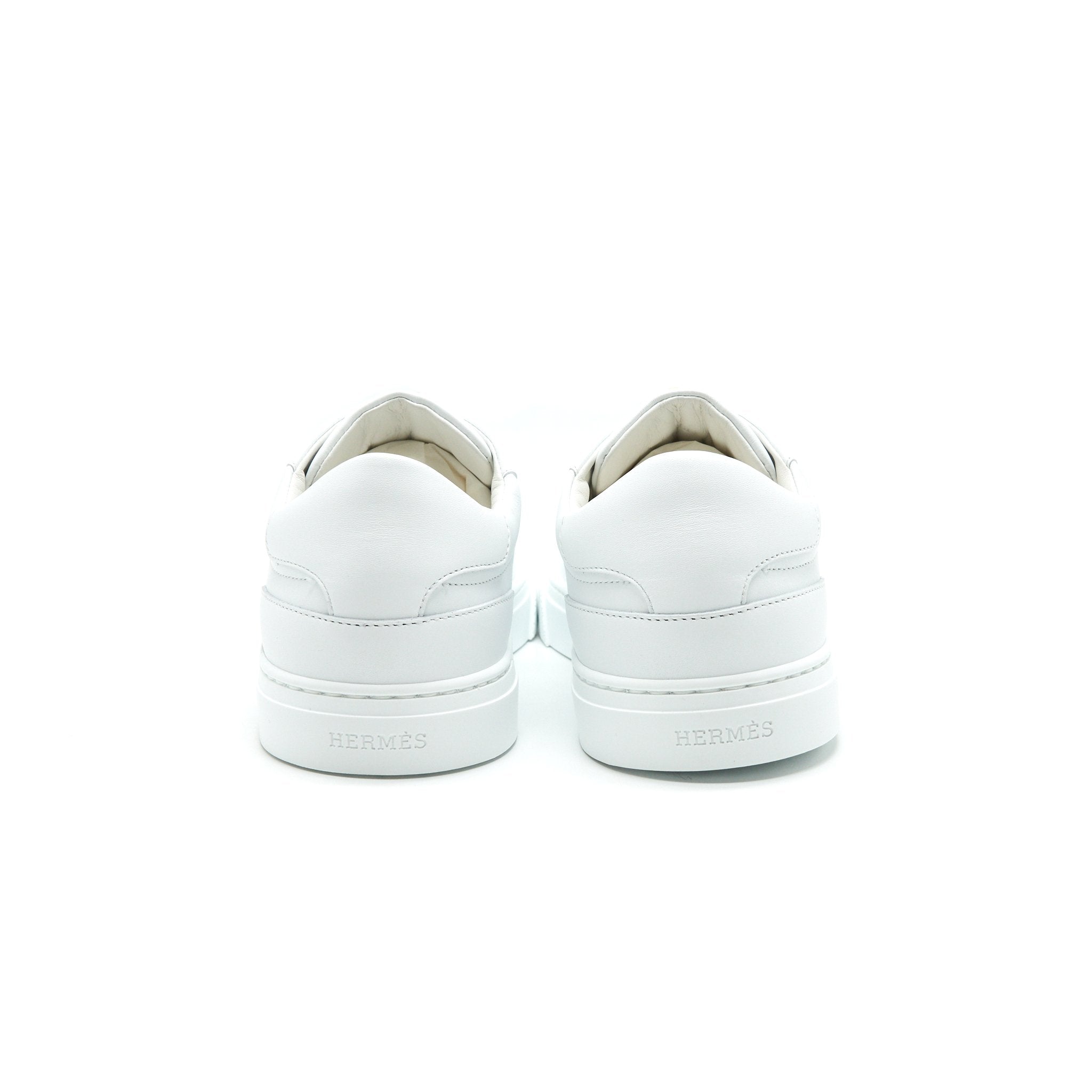 HERMES DAY SNEAKER CALFSKIN ROSE GOLD PLATED KELLY BUCKLE