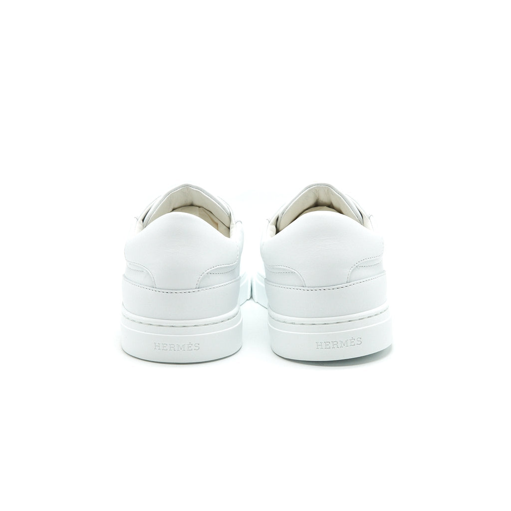 HERMES DAY SNEAKER CALFSKIN ROSE GOLD PLATED KELLY BUCKLE