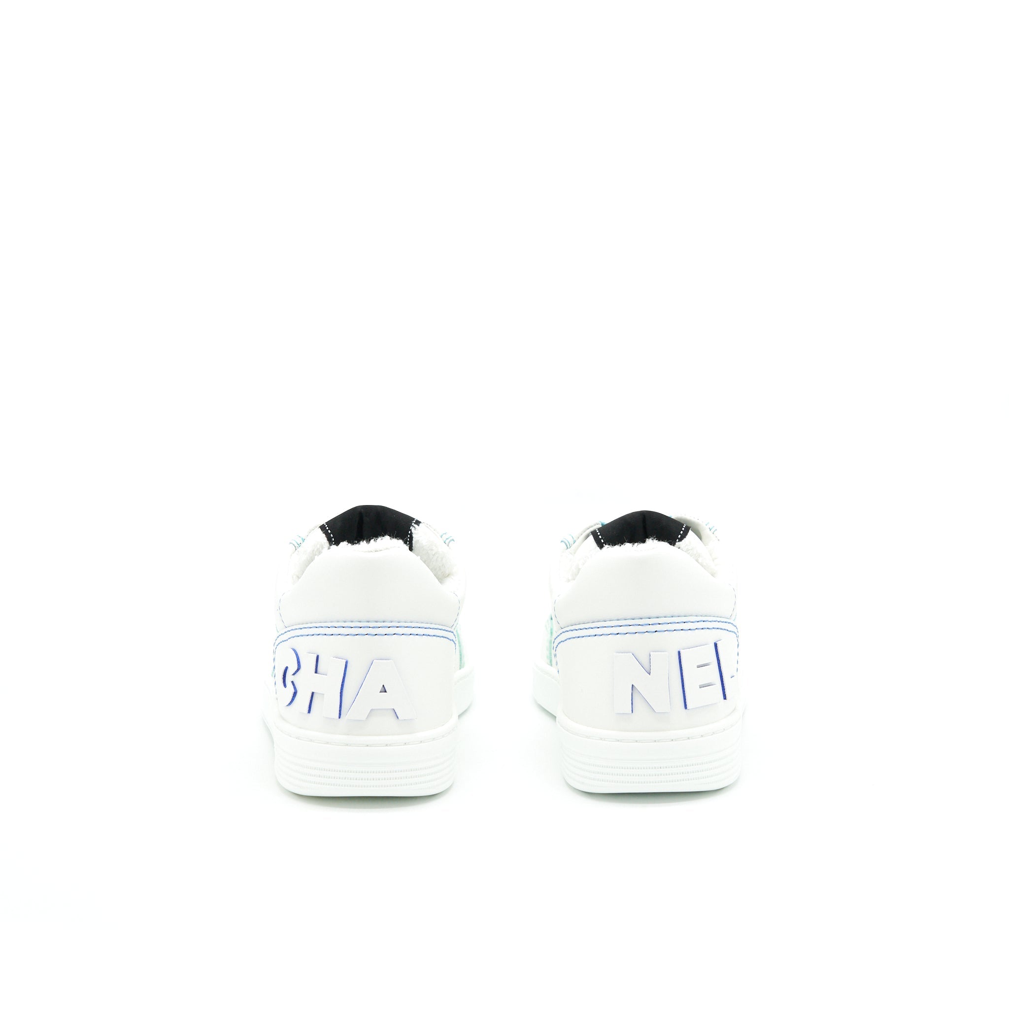 CHANEL 21SS TRAINERS WHITE/ LIGHT BLUE