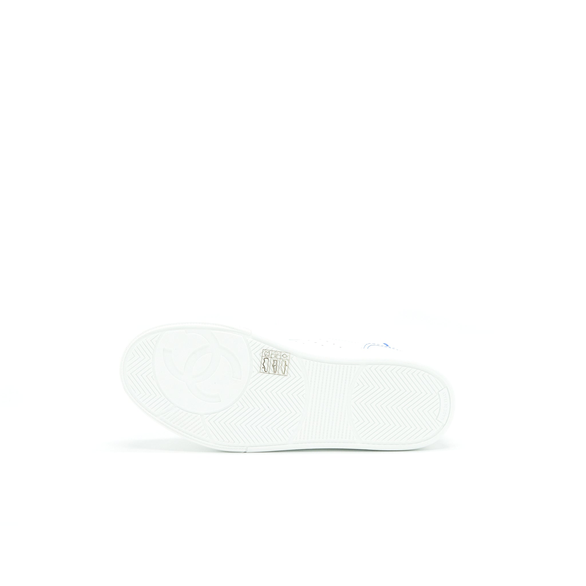 CHANEL 21SS TRAINERS WHITE/ LIGHT BLUE