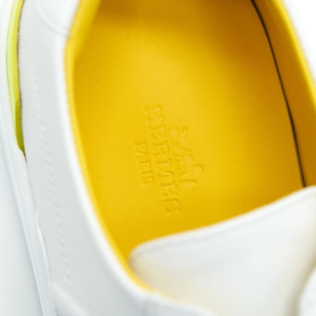 HERMES DEEP SNEAKER BLANC