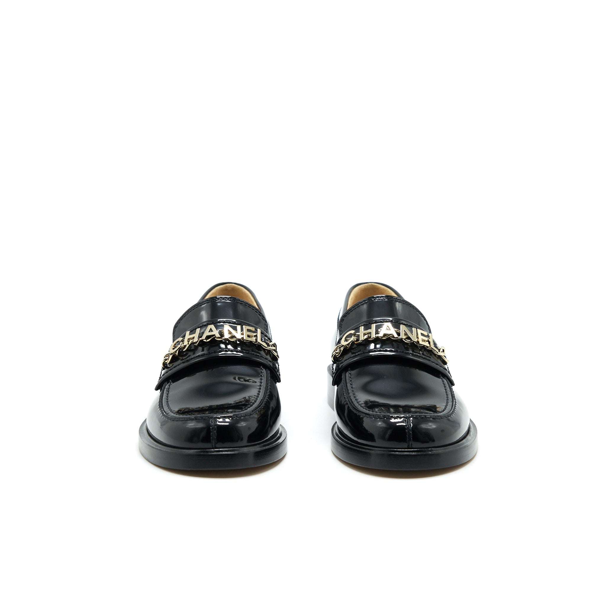 CHANEL LEATHER LOAFER BLACK GHW