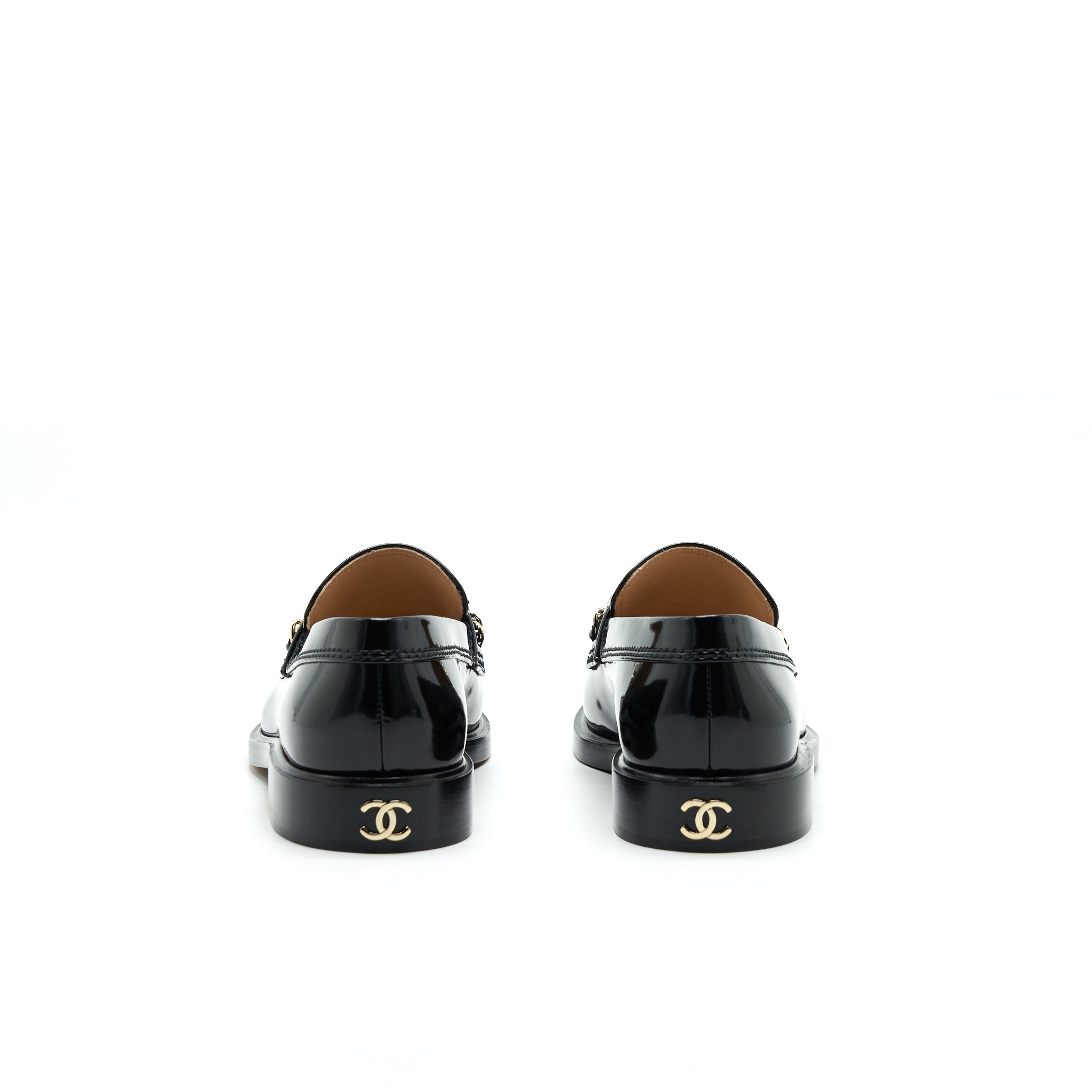 CHANEL LEATHER LOAFER BLACK GHW