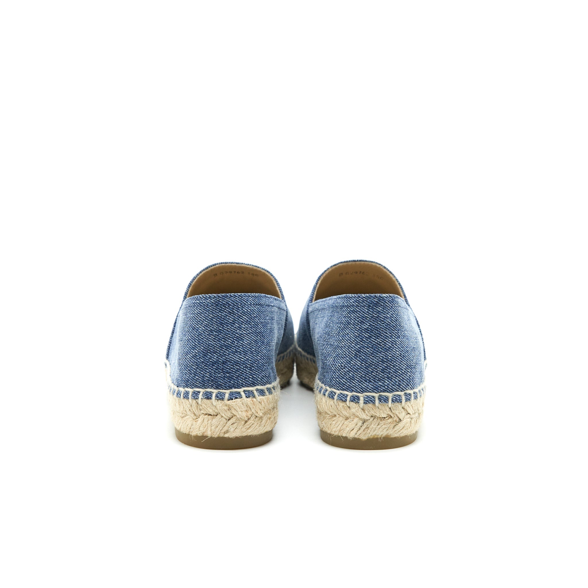 CHANEL ESPADRILLES IN DENIM AND BLACK