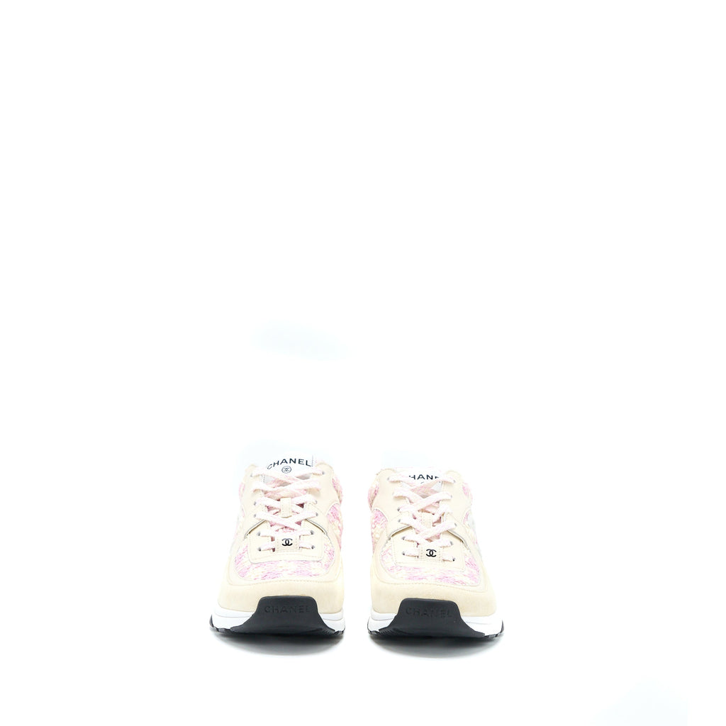 CHANEL TRAINERS TWEED/SUEDE/CALFSKIN MULTICOLOUR