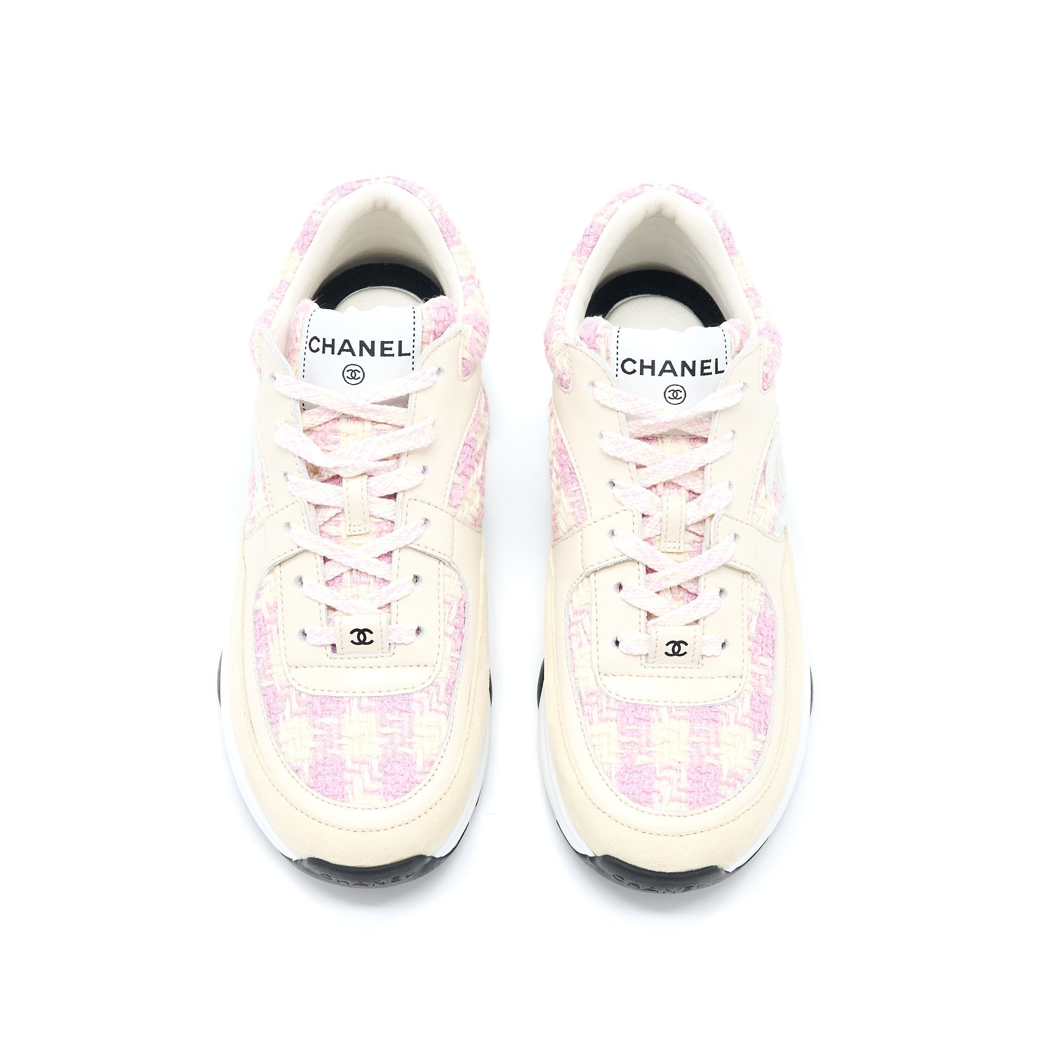 CHANEL TRAINERS TWEED/SUEDE/CALFSKIN MULTICOLOUR