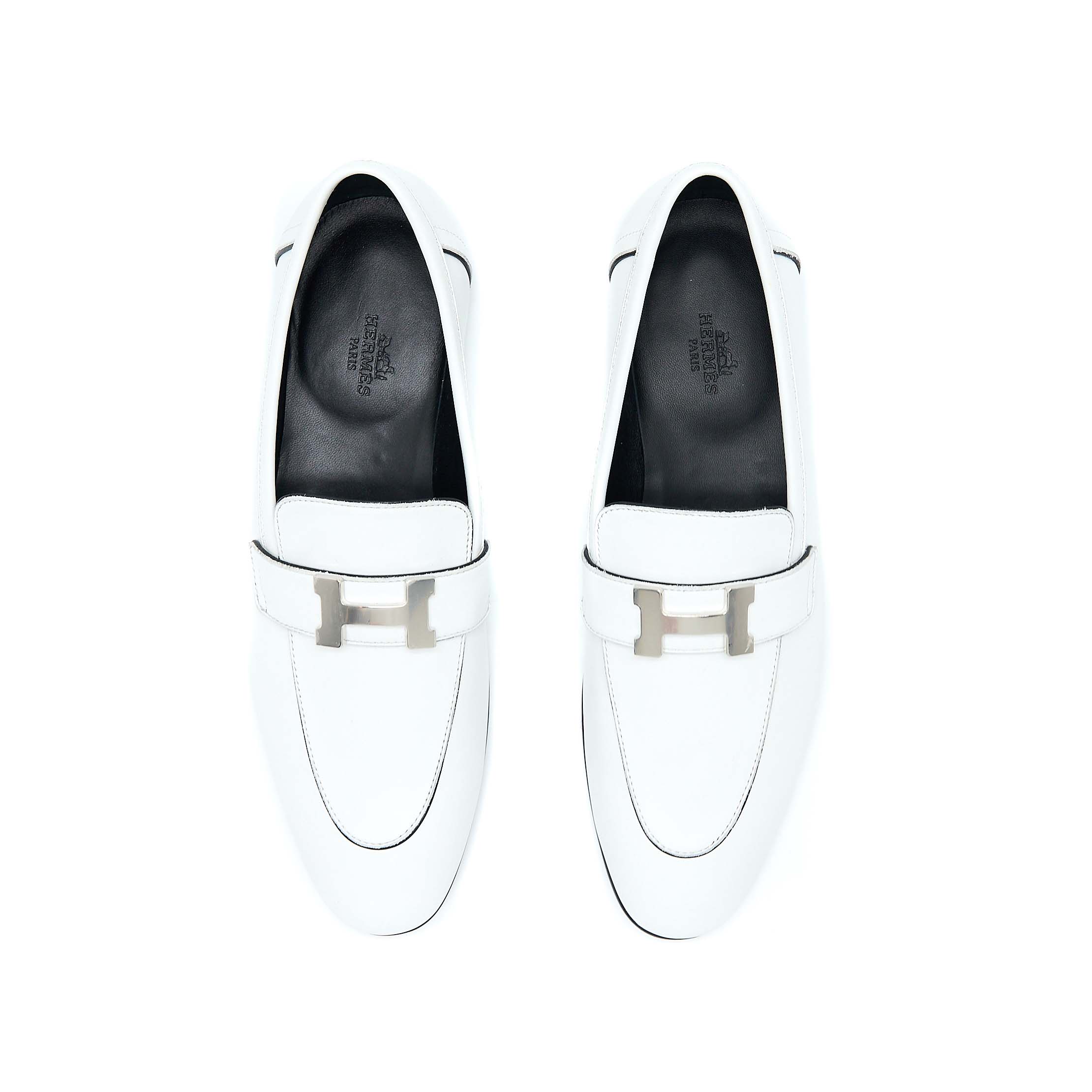 HERMES PARIS LOAFER WHITE SHW