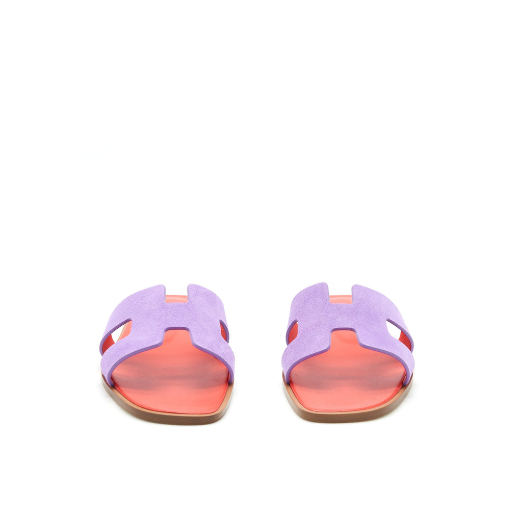 HERMES ORAN SANDAL VIOLET PARME