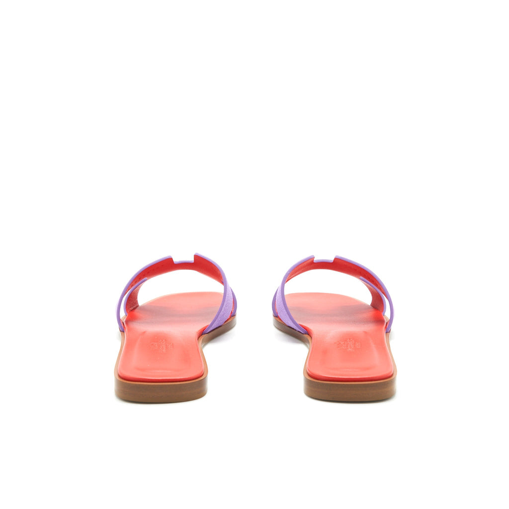 HERMES ORAN SANDAL VIOLET PARME