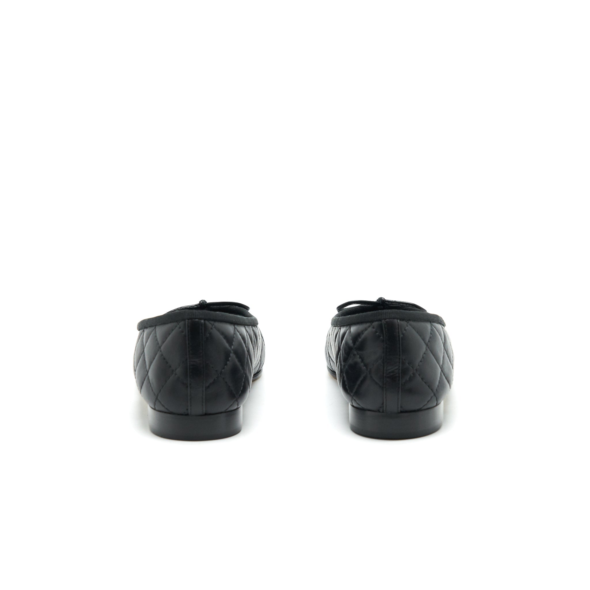 CHANEL BALLERINA FLAT SHOES BLACK