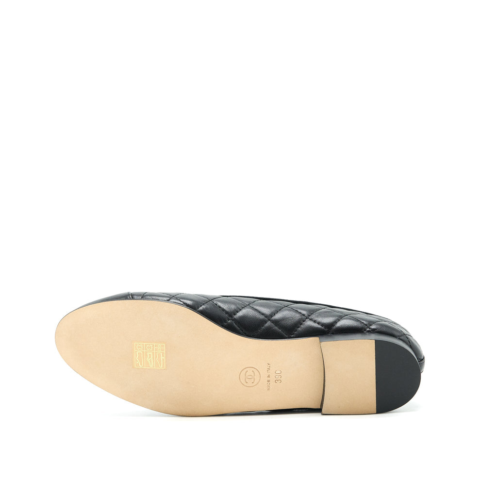 CHANEL BALLERINA FLAT SHOES BLACK