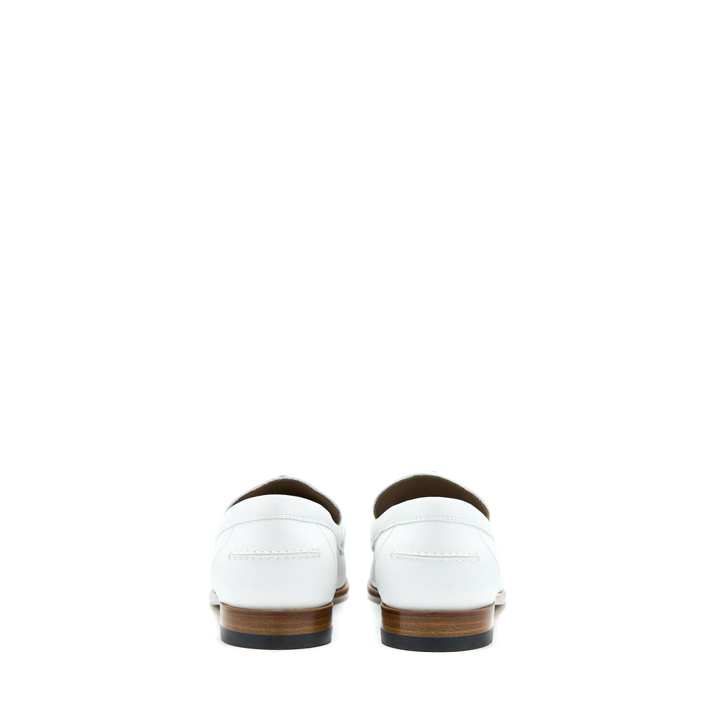 HERMES DESTIN LOAFER CALFSKIN WHITE SHW