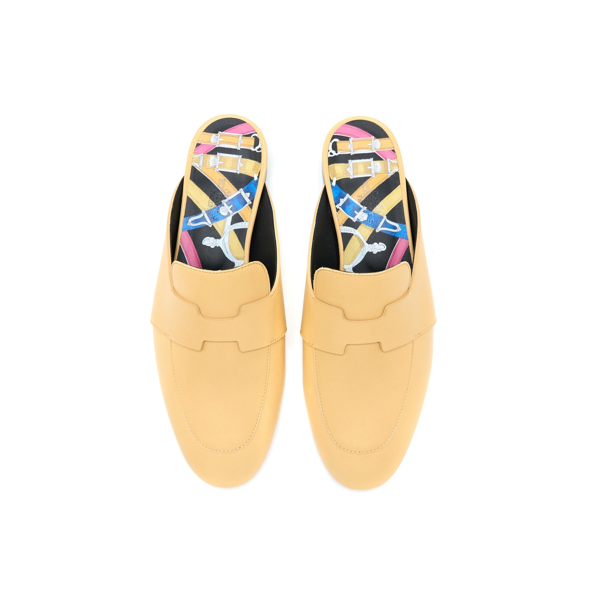 HERMES CATENA MULE TENDER BEIGE