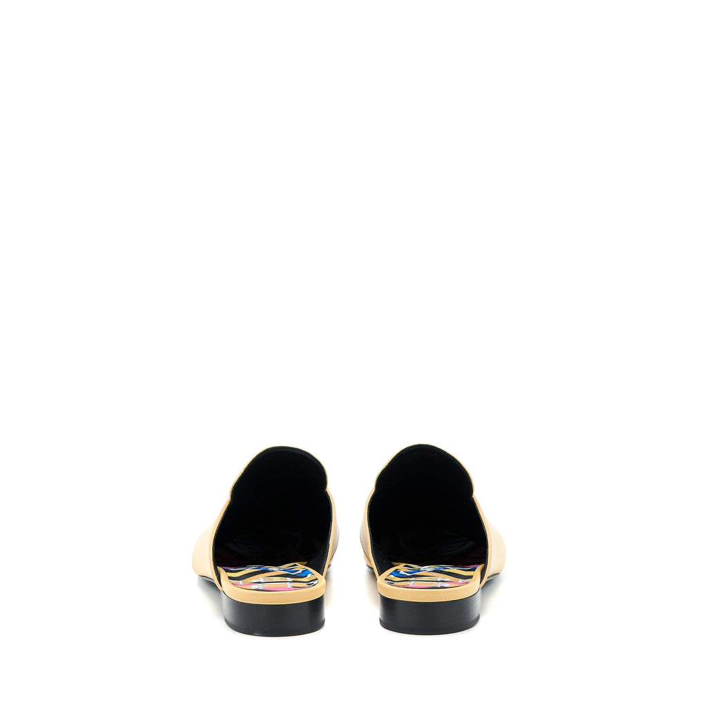 HERMES CATENA MULE TENDER BEIGE