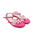 GUCCI GG CRYSTAL LOGO SANDAL
