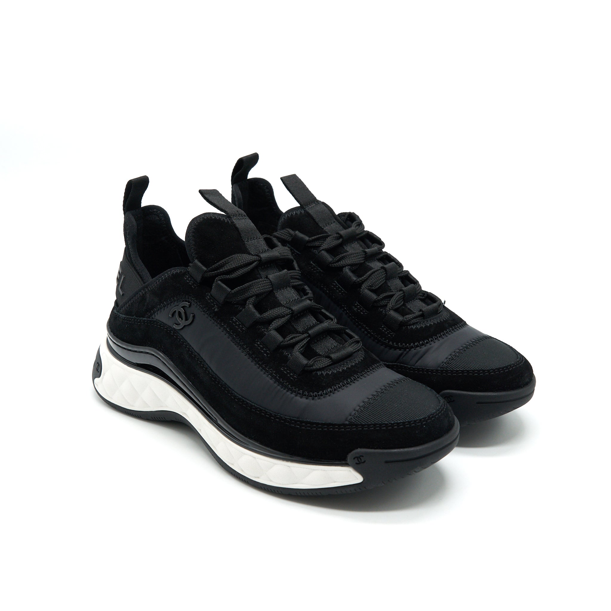 CHANEL 20K BLACK SNEAKERS