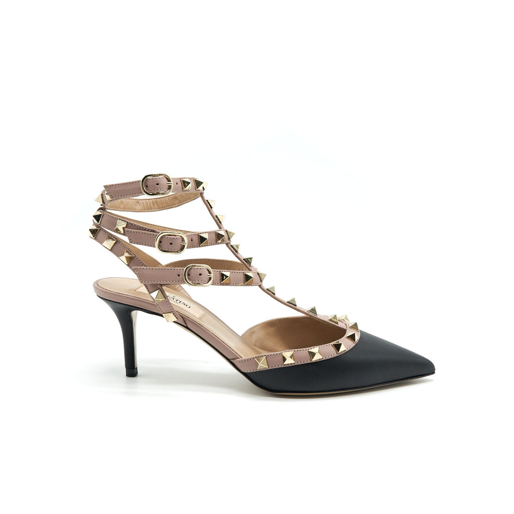 VALENTINO GARAVANI ROCKSTUD CAGED PUMP 65MM