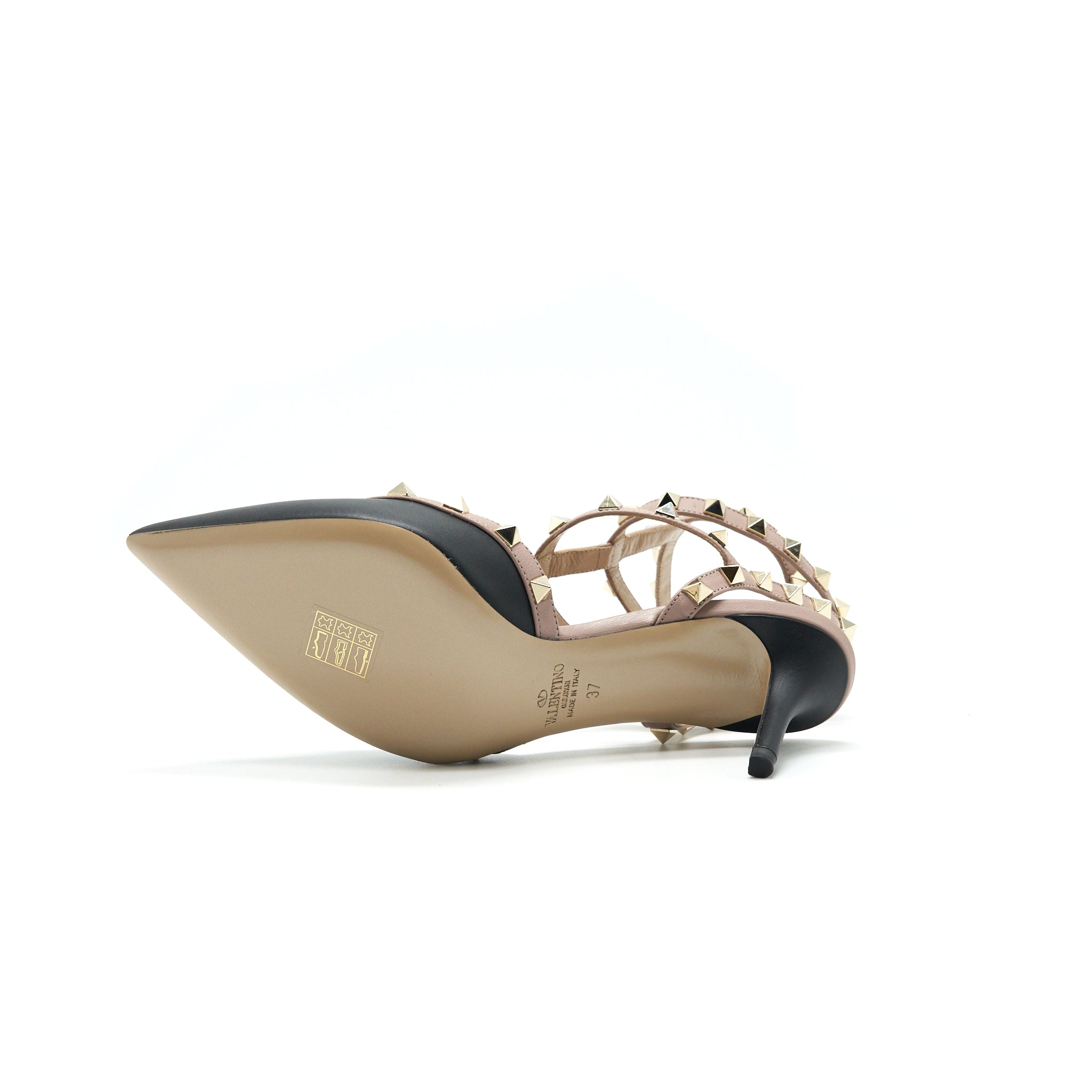 VALENTINO GARAVANI ROCKSTUD CAGED PUMP 65MM