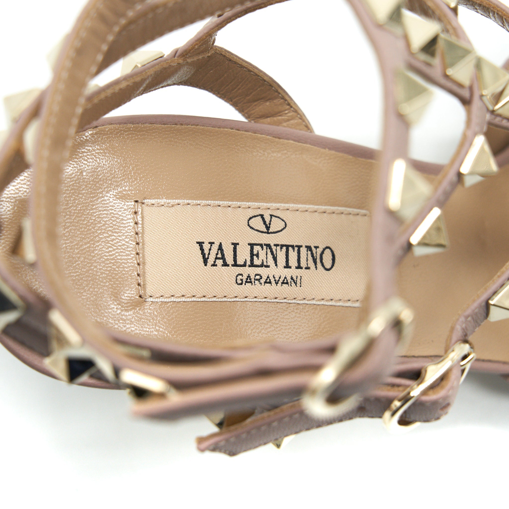 VALENTINO GARAVANI ROCKSTUD CAGED PUMP 65MM