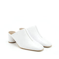 HERMES MULES BLANC