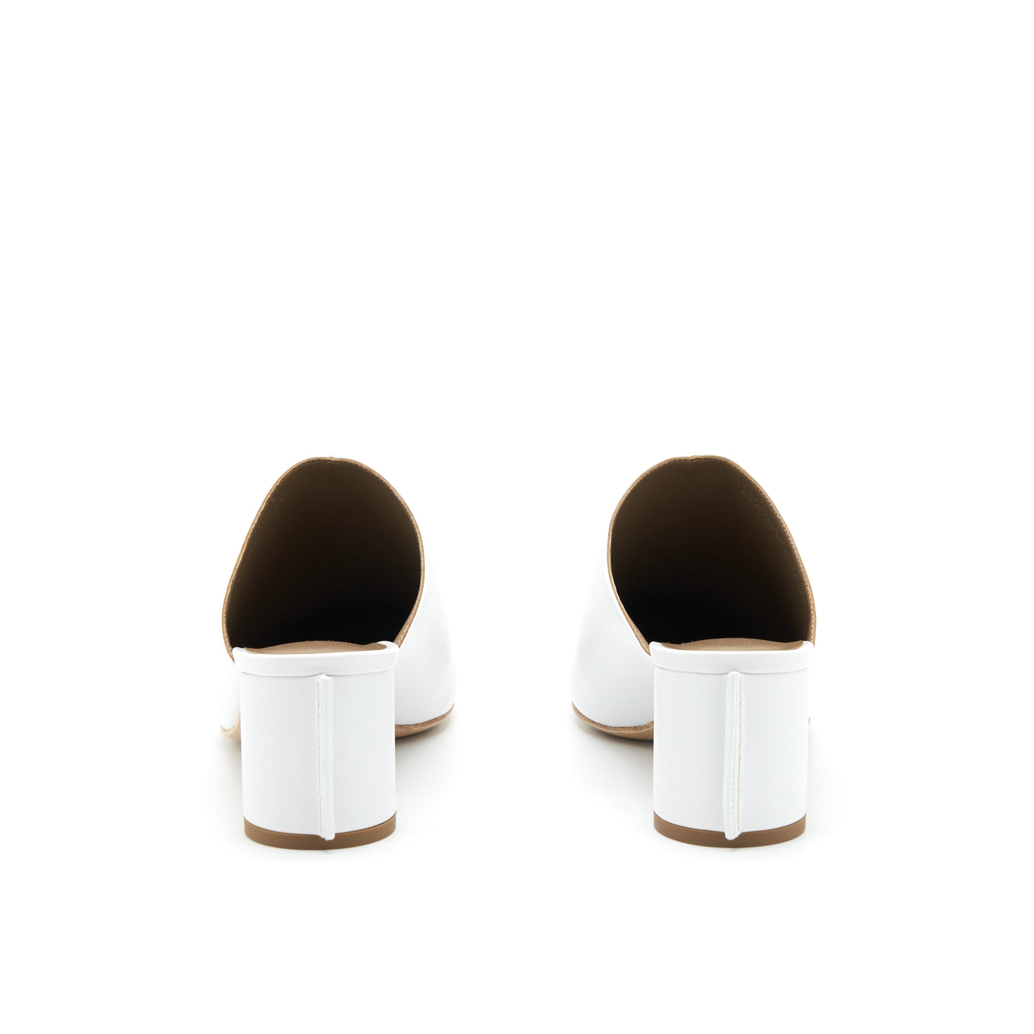 HERMES MULES BLANC