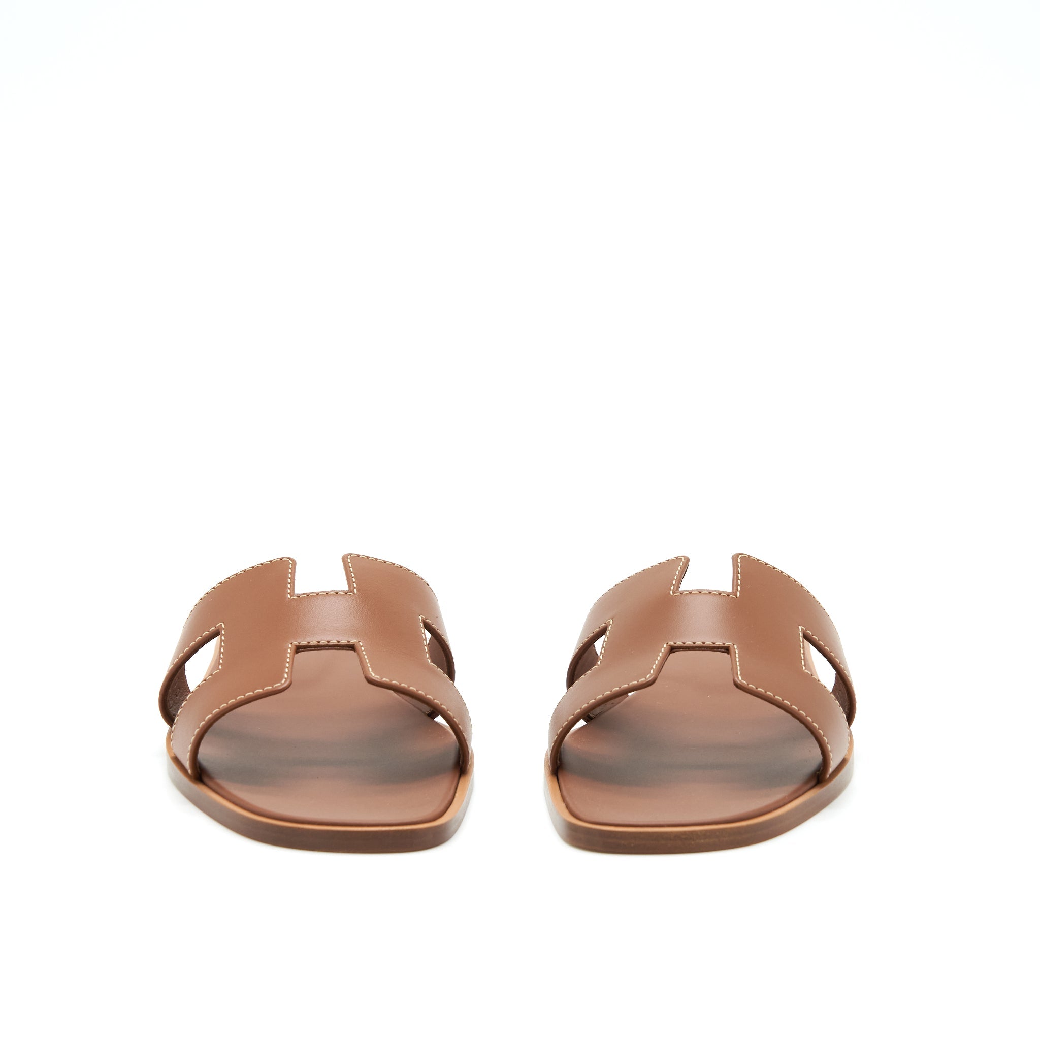 HERMES ORAN SANDALS GOLD