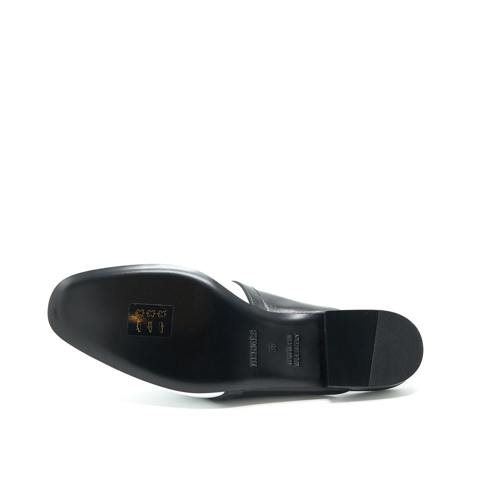 HERMES OZ MULE BLANC / NOIR