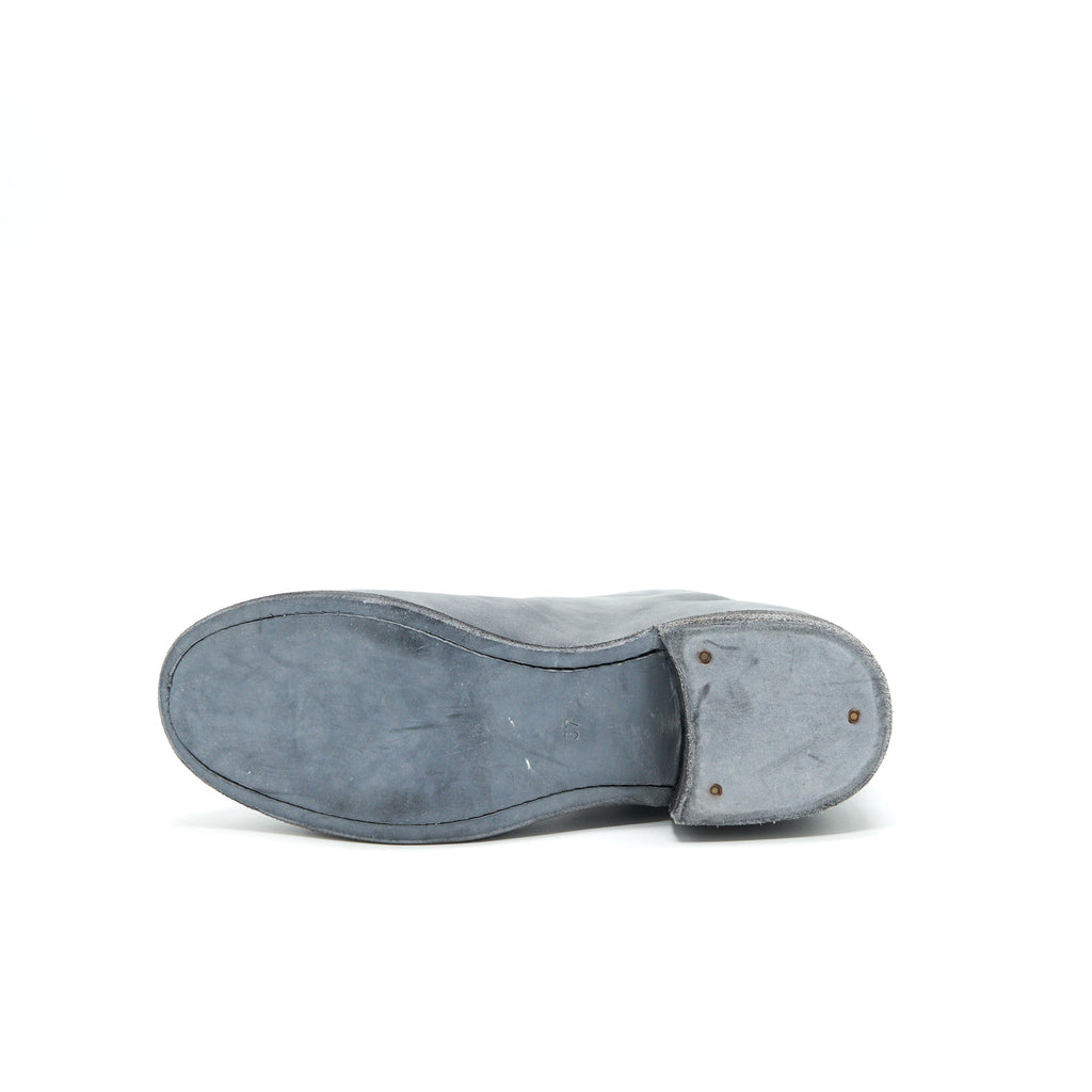 GUIDI PL1 FRONT ZIPPER ANKLE BOOTS GREY