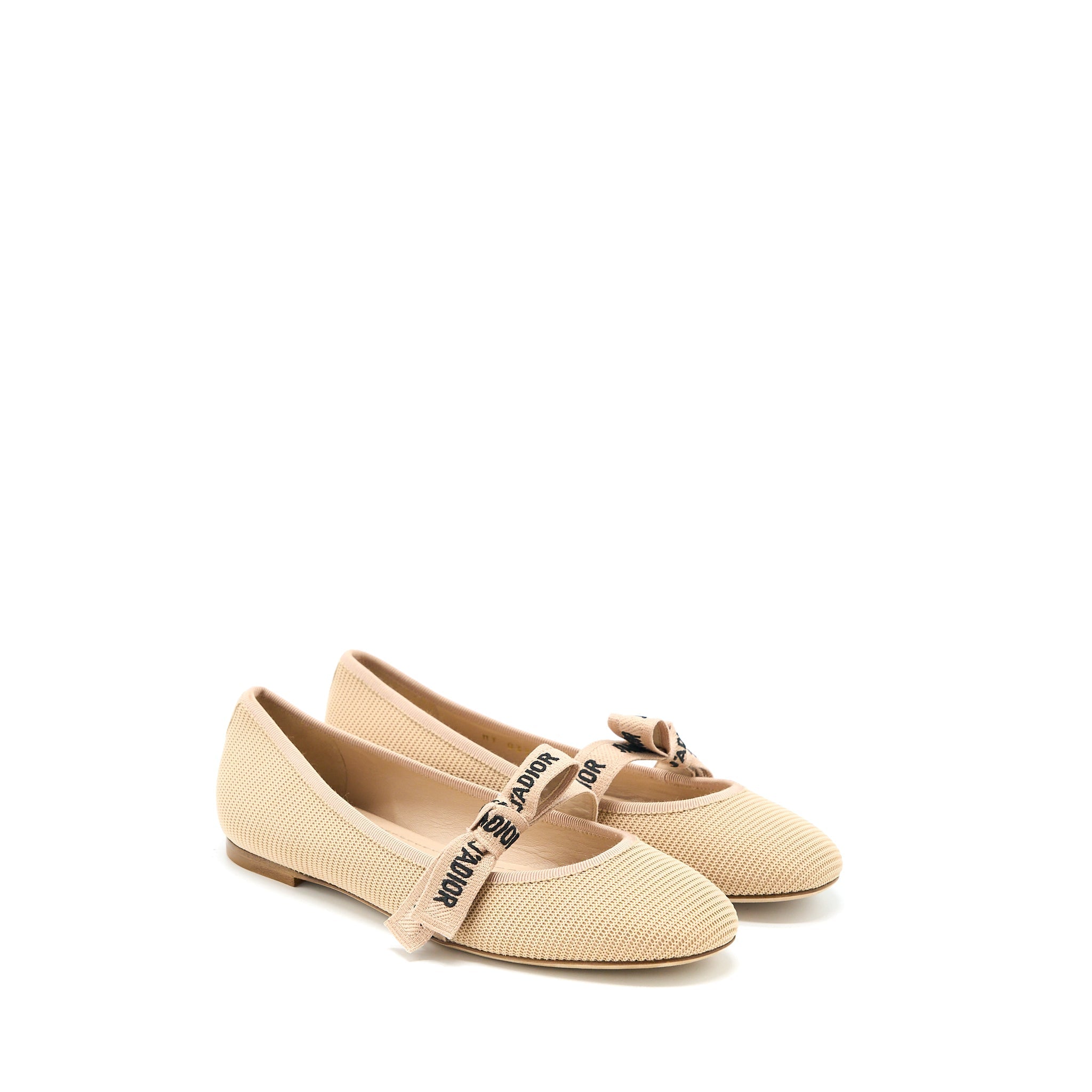DIOR J’ADIOR BALLET PUMP CANVAS BEIGE