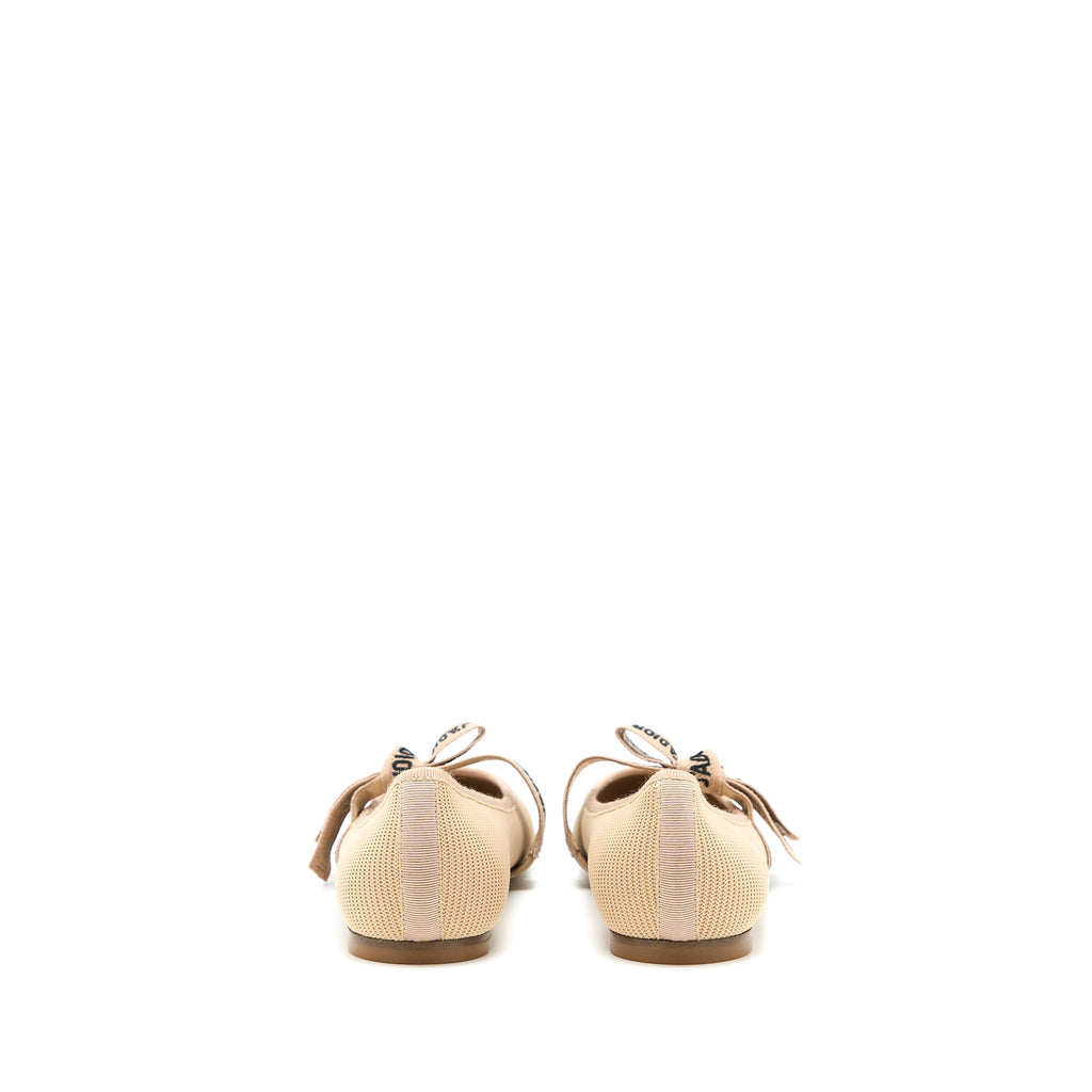 DIOR J’ADIOR BALLET PUMP CANVAS BEIGE
