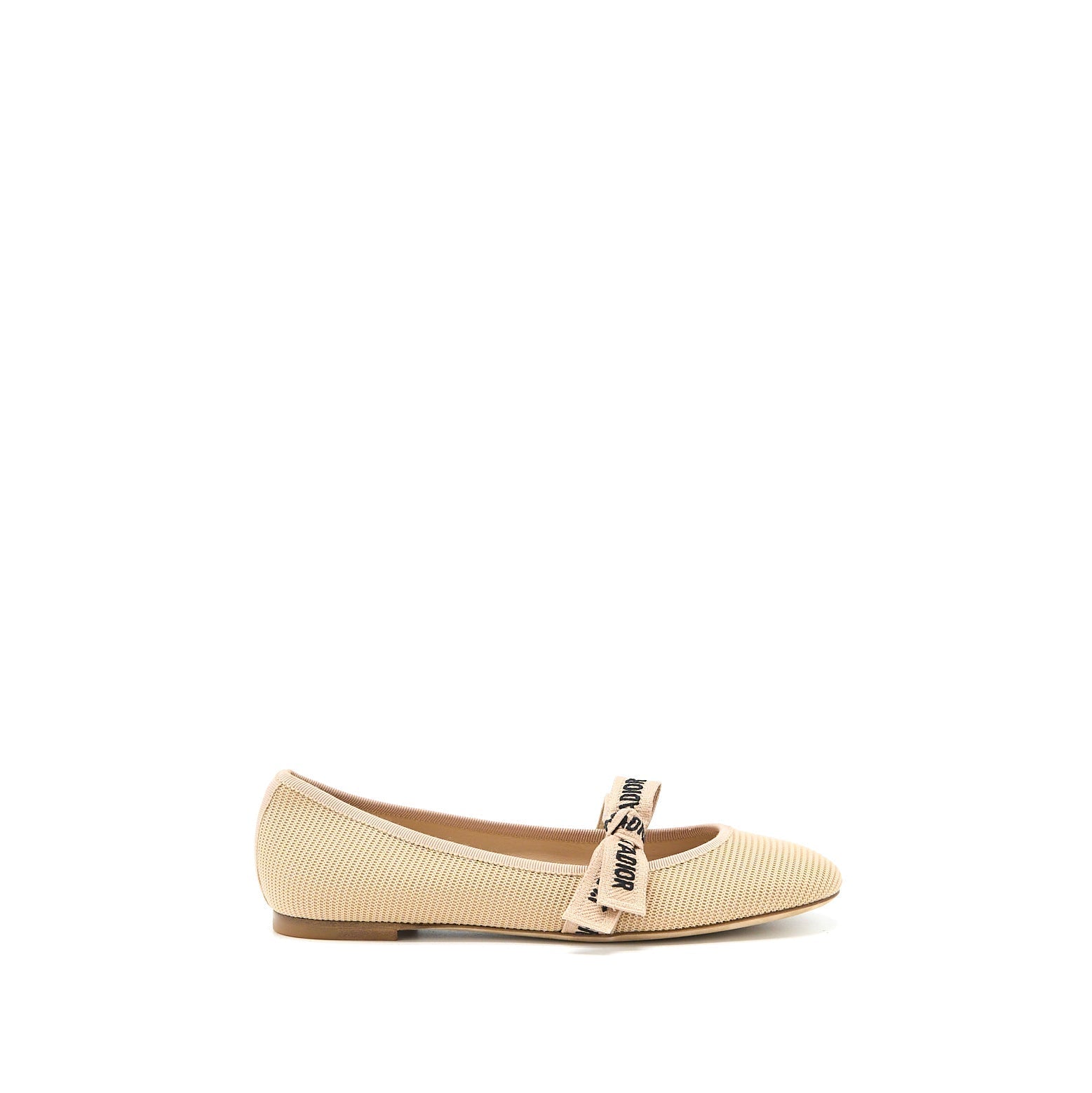 DIOR J’ADIOR BALLET PUMP CANVAS BEIGE