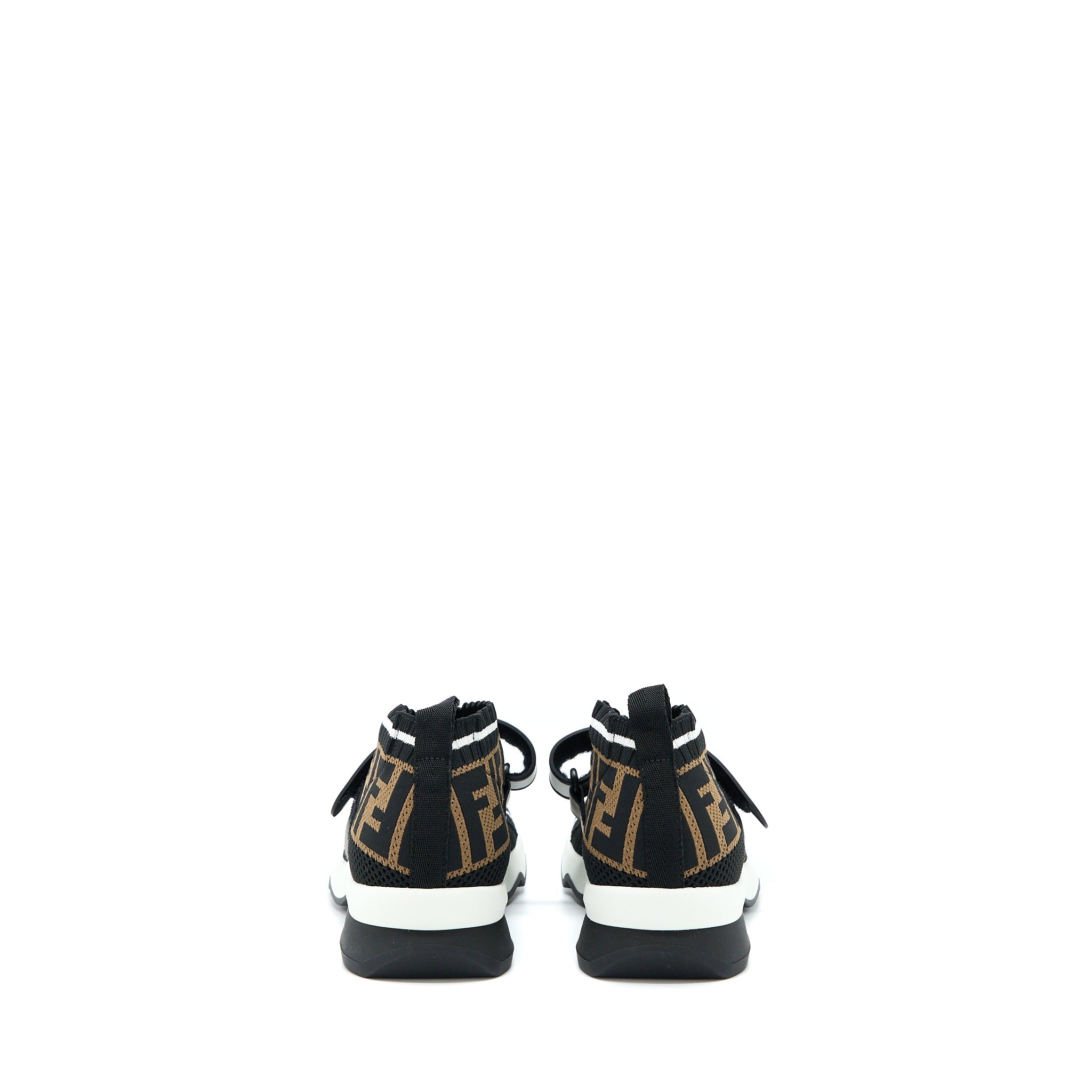 FENDI FABRIC BLACK/BROWN SNEAKER