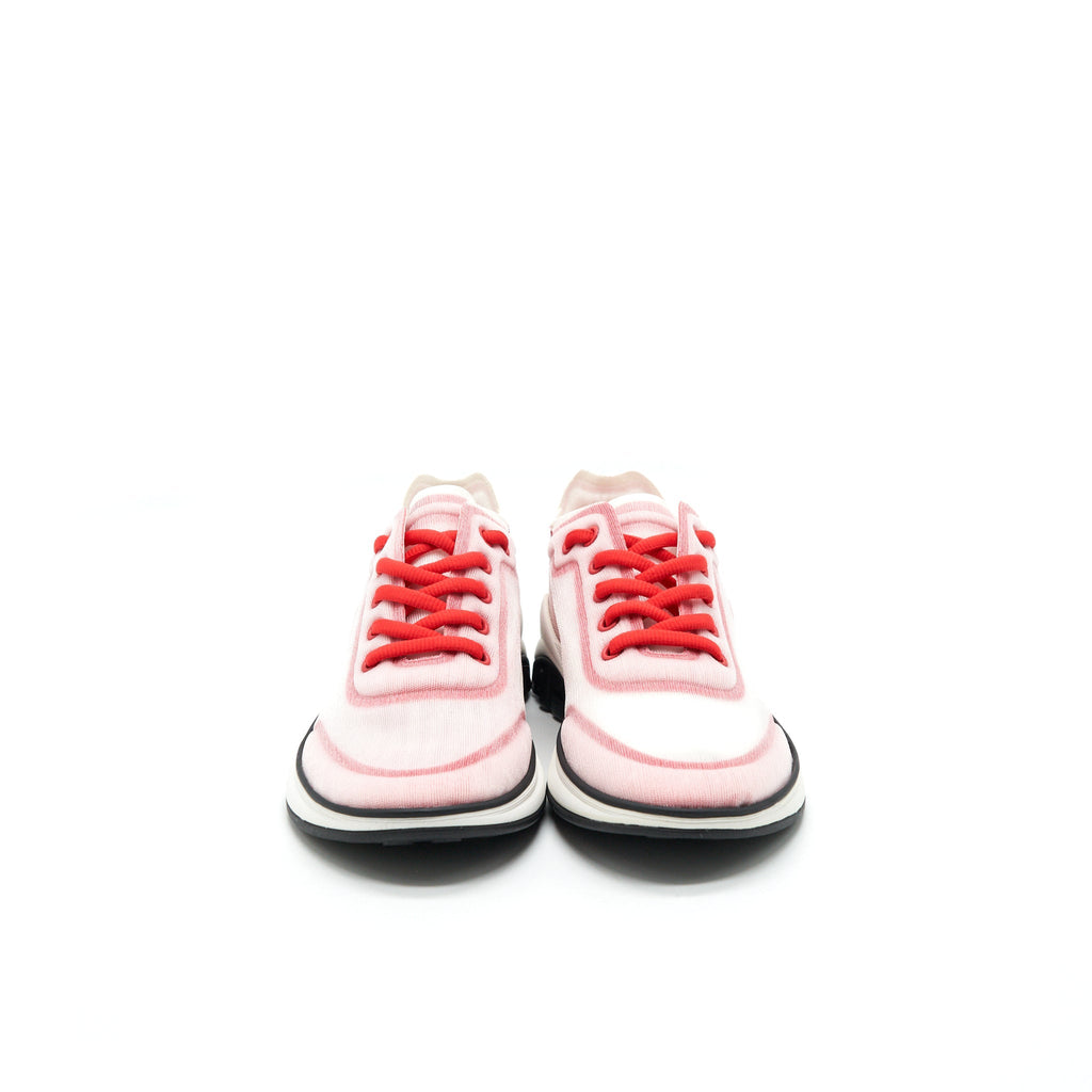 CHANEL CC LOGO SNEAKER RED/ WHITE/ BLACK