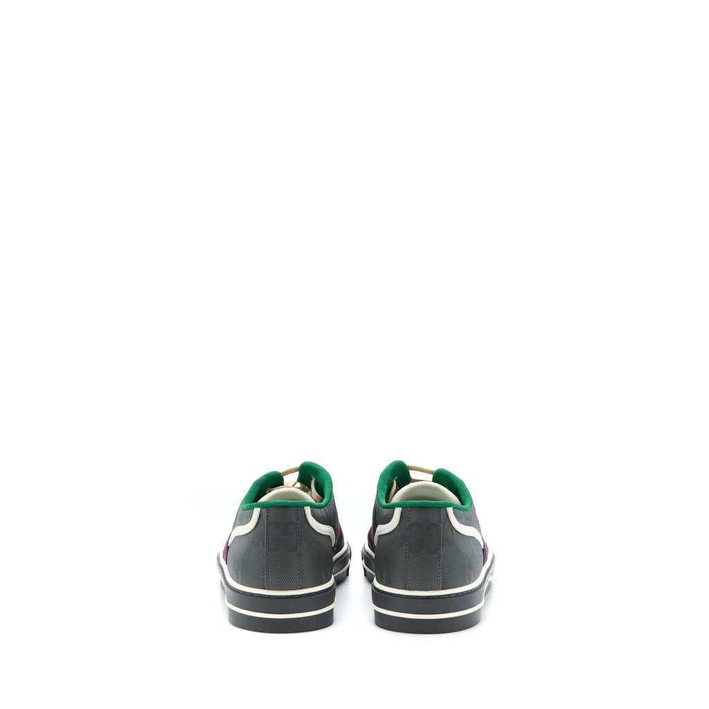GUCCI MEN‘S SNEAKERS OFF THE GRID WEBBING-TRIMMED MONOGRAMMED ECONYL CANVAS