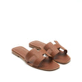 HERMES ORAN SANDAL BOX GOLD