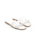 HERMES ORAN SANDAL BOX BLANC