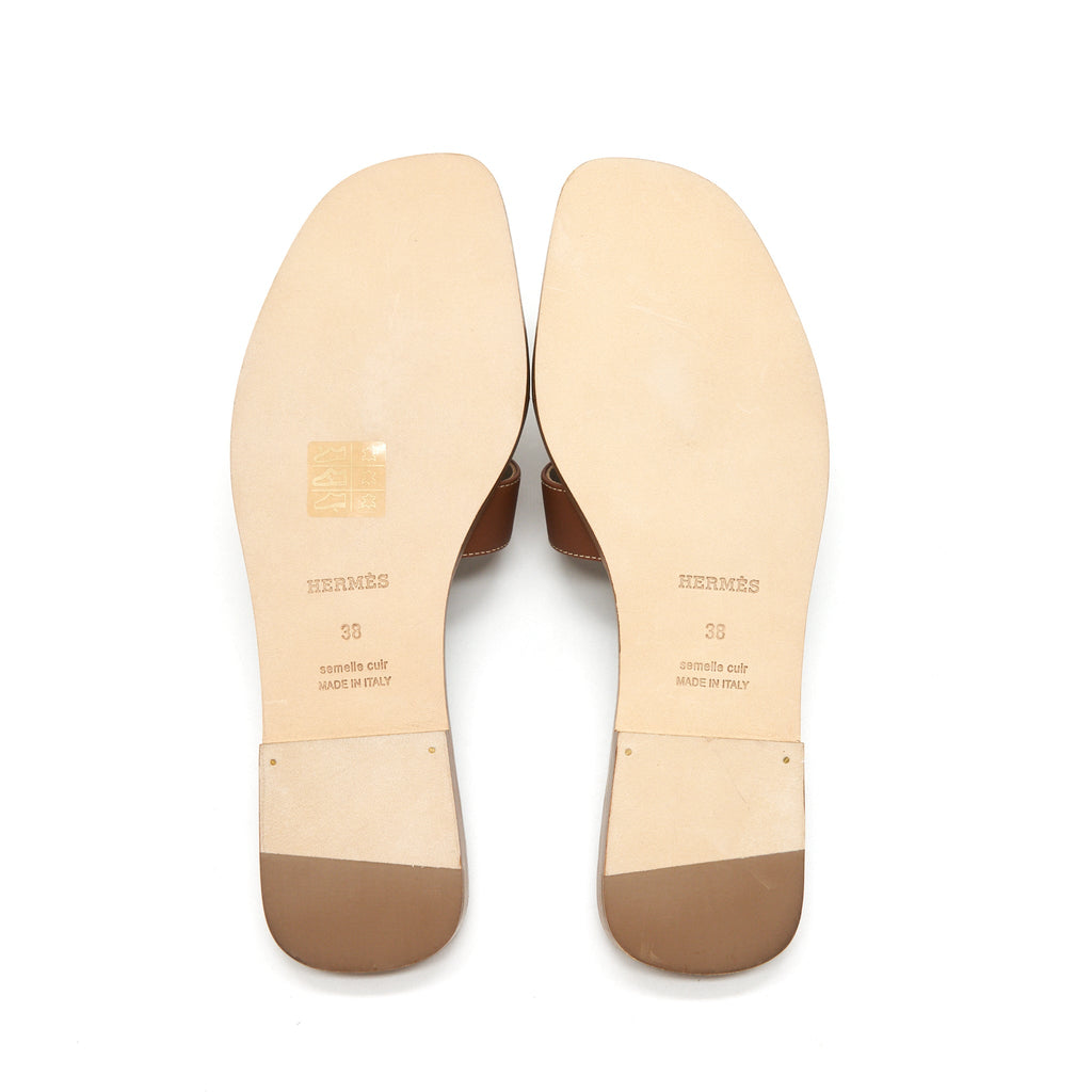 HERMES ORAN SANDLE GOLD