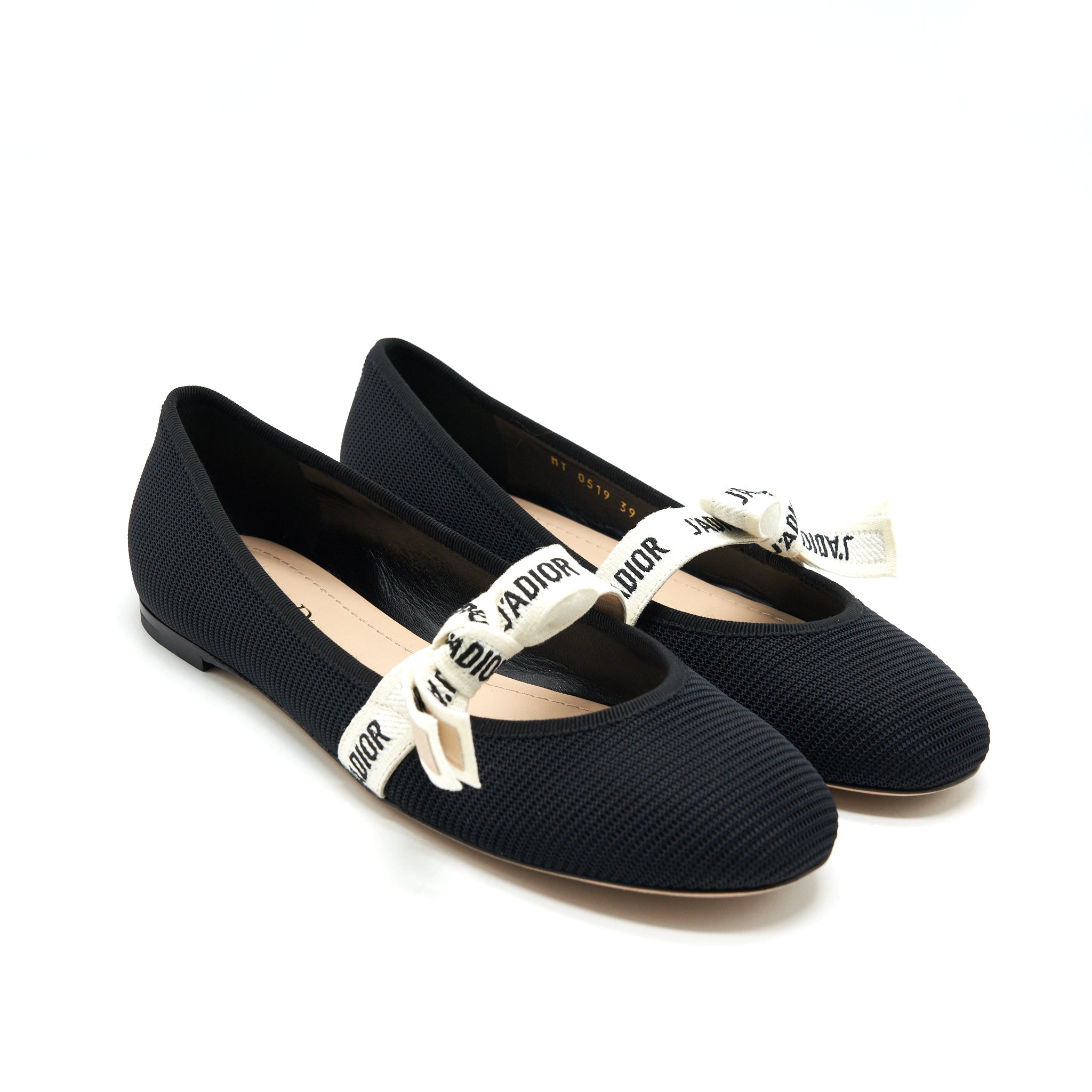 DIOR MISS J'ADIOR BALLET FLAT BLACK