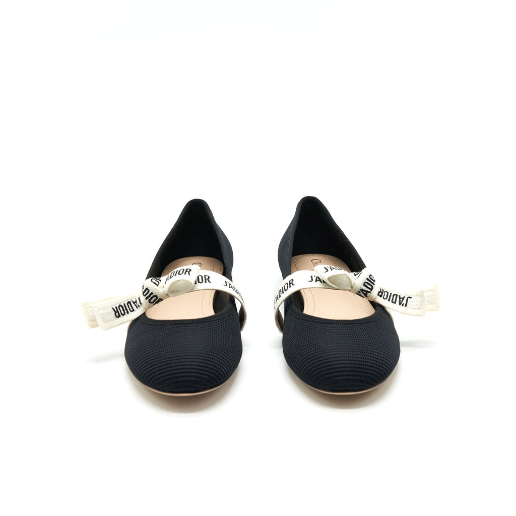 DIOR MISS J'ADIOR BALLET FLAT BLACK