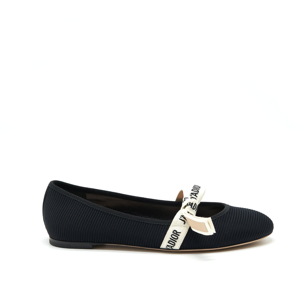 DIOR MISS J'ADIOR BALLET FLAT BLACK