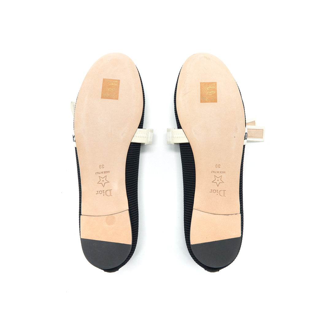 DIOR MISS J'ADIOR BALLET FLAT BLACK