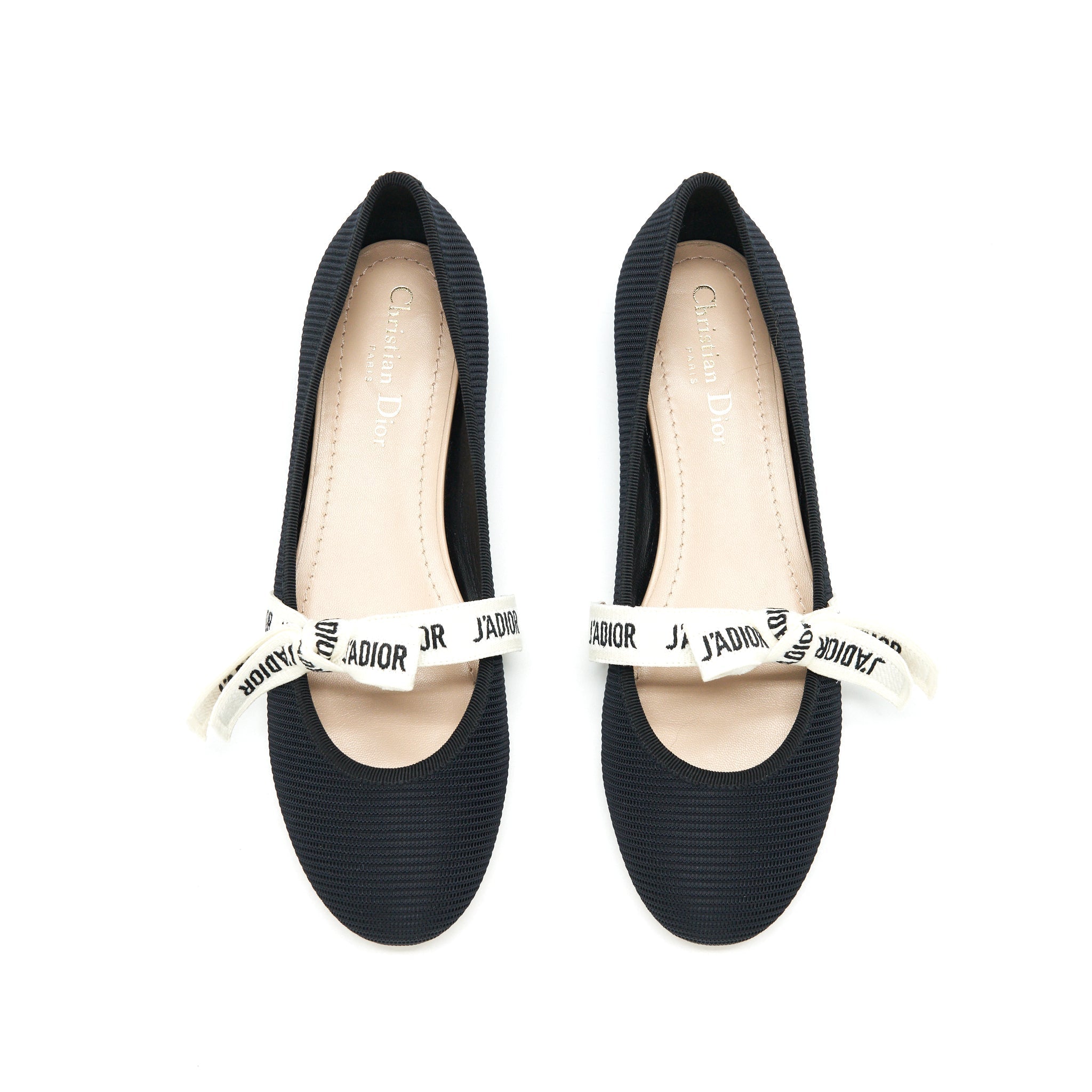 DIOR MISS J'ADIOR BALLET FLAT BLACK