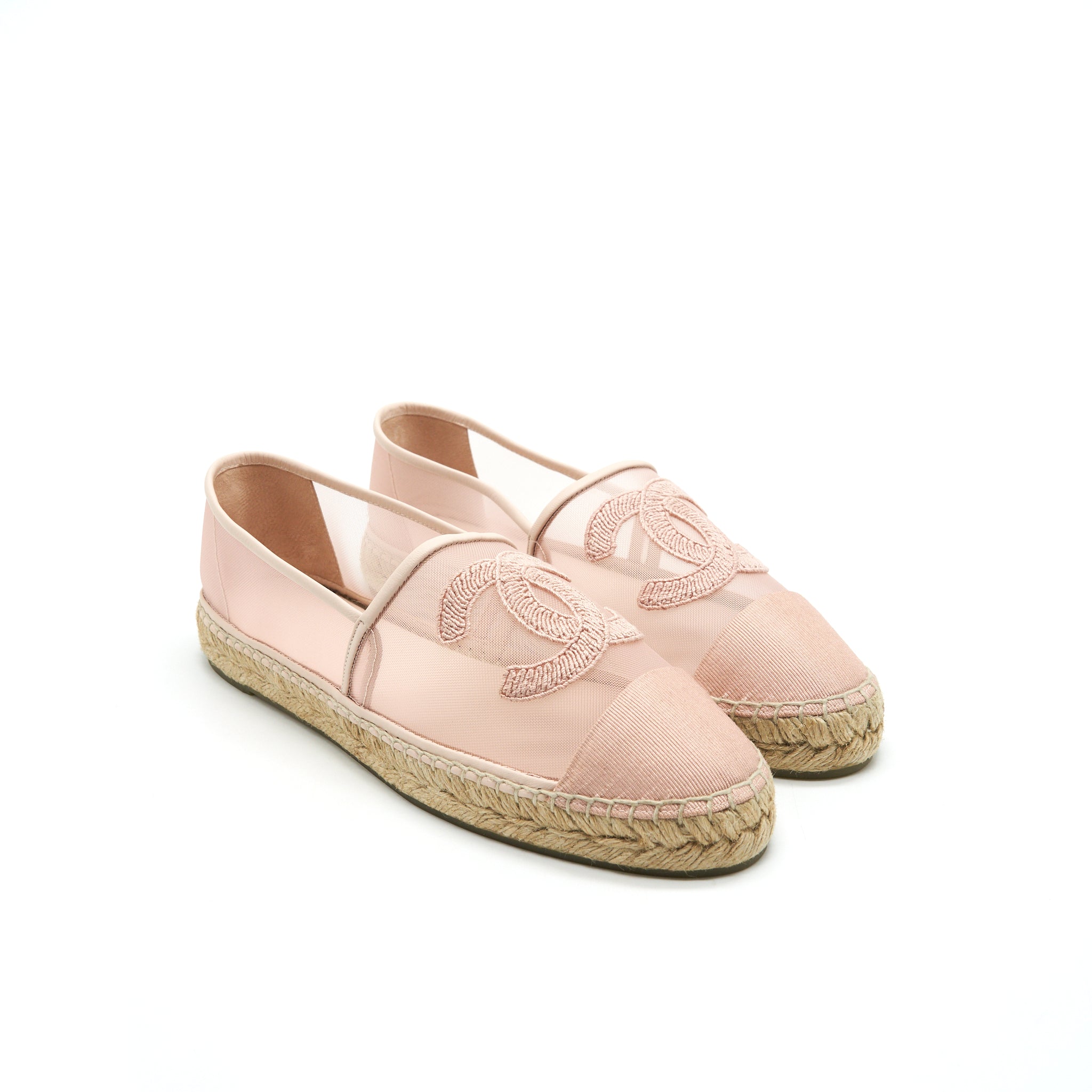 CHANEL ESPADRILLES LIGHT PINK