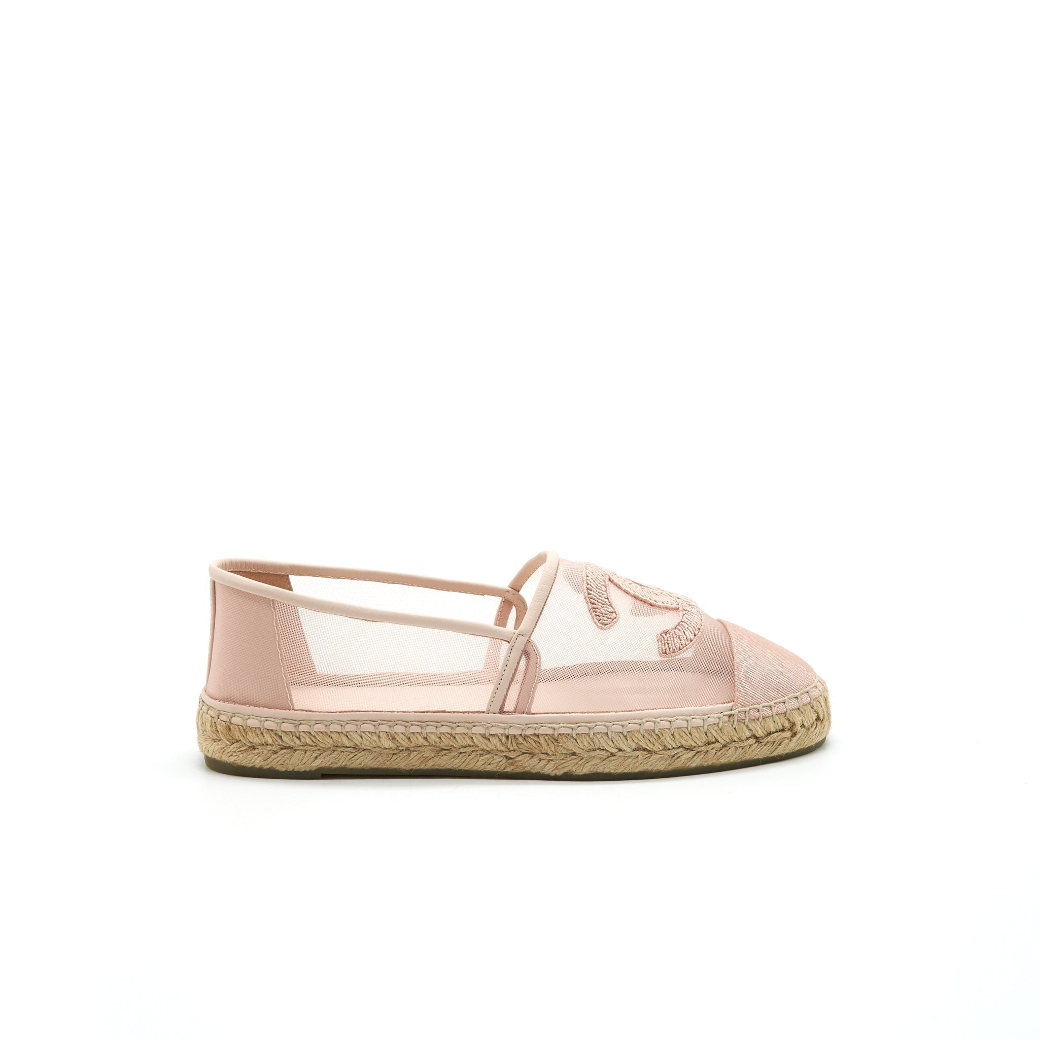 CHANEL ESPADRILLES LIGHT PINK