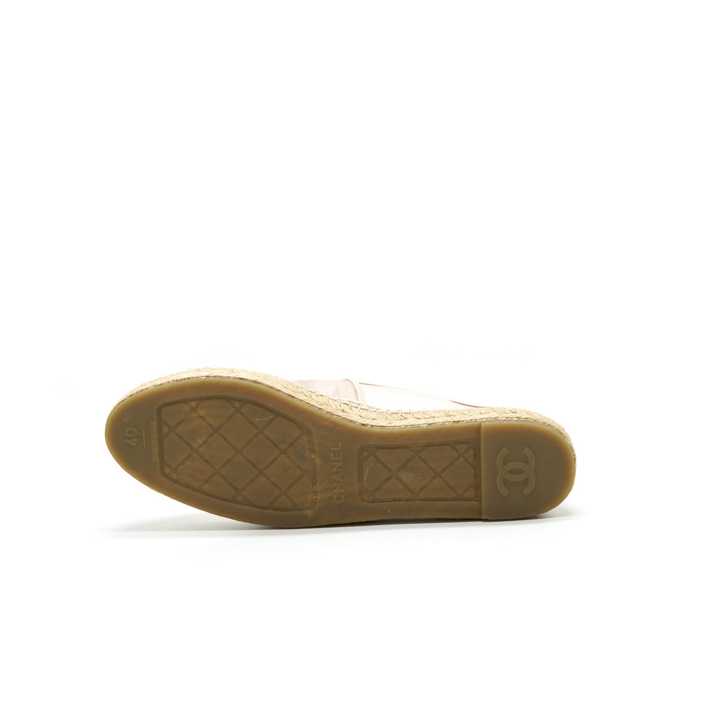 CHANEL ESPADRILLES LIGHT PINK